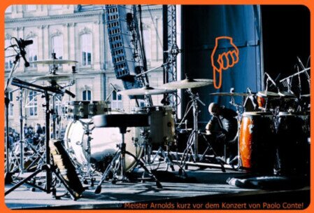 Jazz Open 2016 Herr Arnolds stimmt auf dem Schlossplatz in Stuttgart
