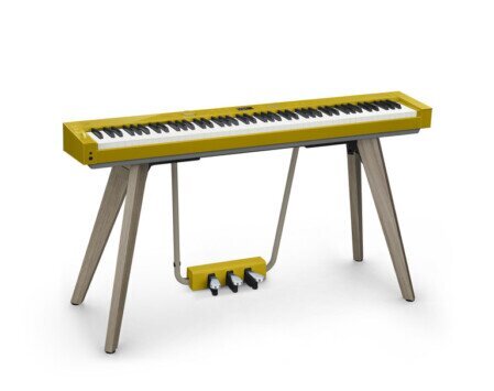 Casio PX-S7000HM Arnolds in Harmonius Mustard, schwarz und weiß erhältlich